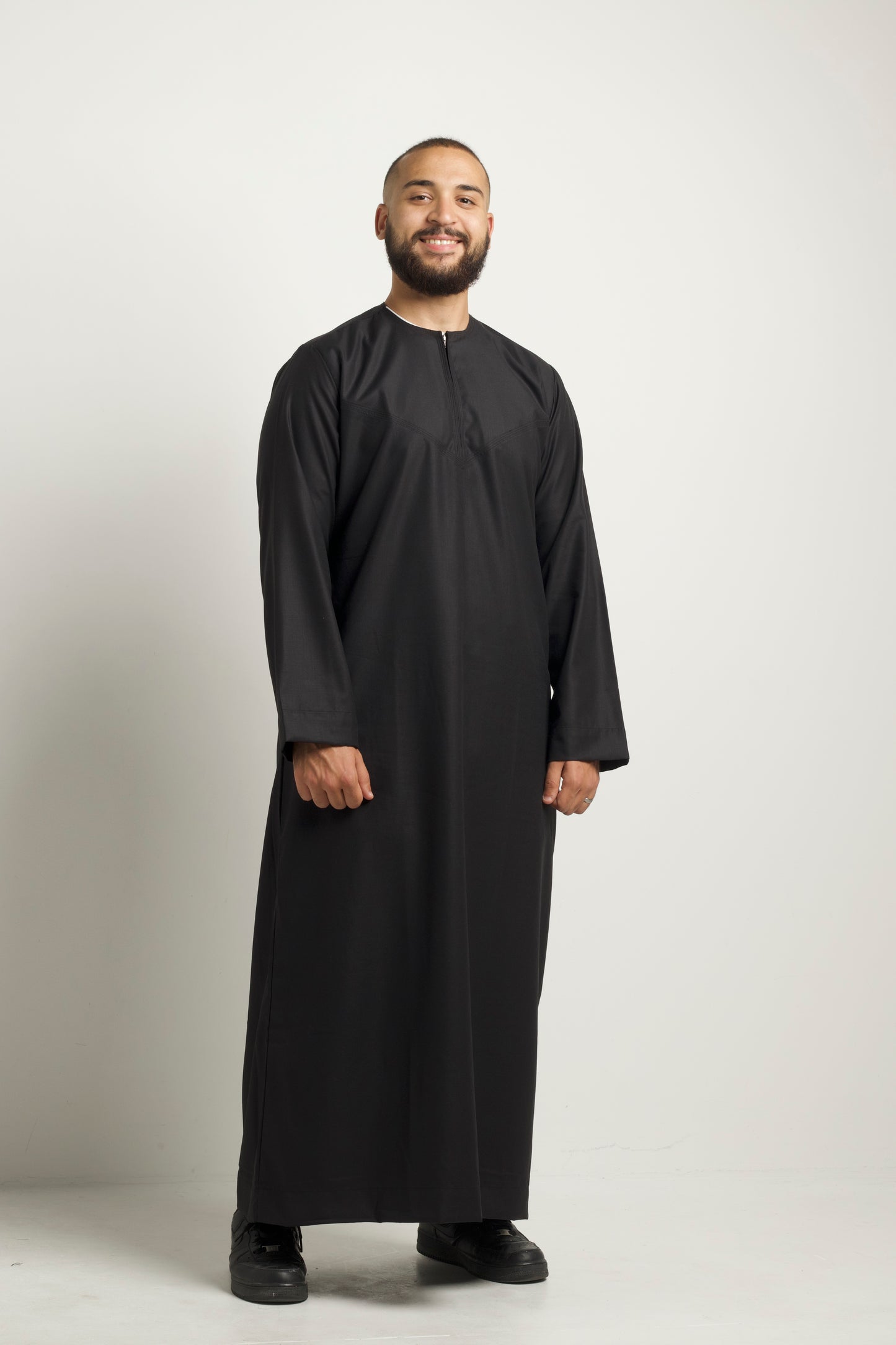 Premium Omani Thobe - Black